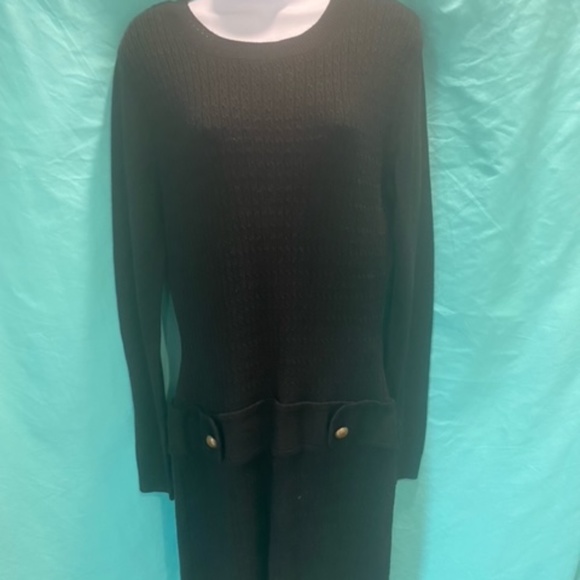 Long Sleeve Sweater Dress - Picture 1 of 16